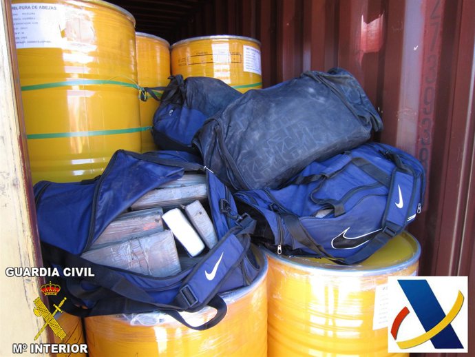 Cocaína incautada en el puerto de Valencia