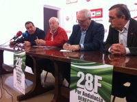 CCOO-A y UGT-A critican que el Gobierno dé "sólo la mitad" a Andalucía en el FLA, un "fondo para liquidar" la comunidad