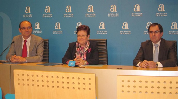 Manuel Palomar, Luisa Pastor y Joaquín Albaladejo