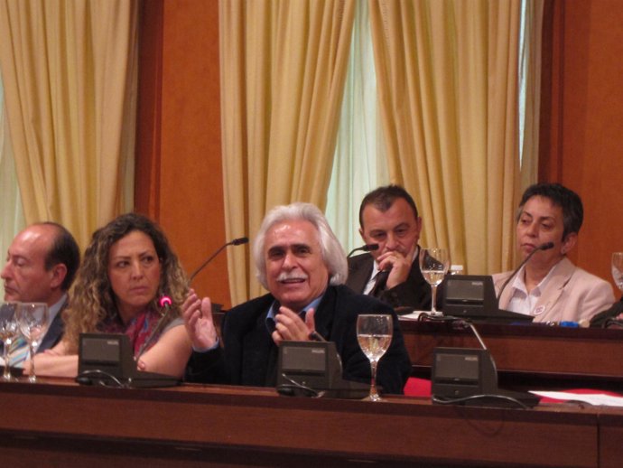 Rafael Gómez durante su debate en el Pleno