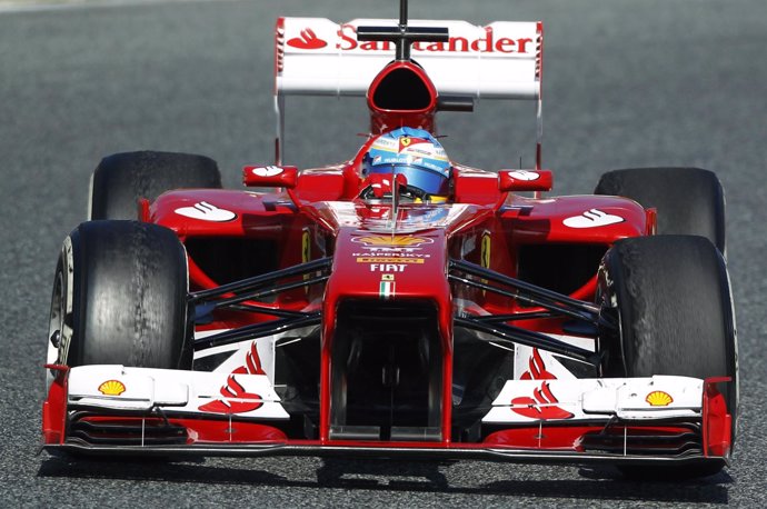 Fernando Alonso (Ferrari) en Montmeló