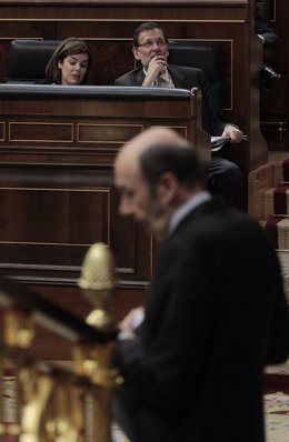 Rajoy y Rubalcaba en el Debate sobre el Estado de la Nación