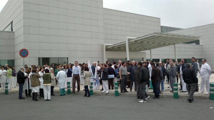 Protesta Hospital Puerta de Hierro