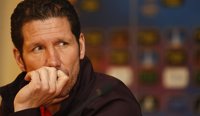 Fútbol.- Simeone (Atlético): "La eliminatoria la tienen bien encarrilada, pero vamos a ser competitivos" 