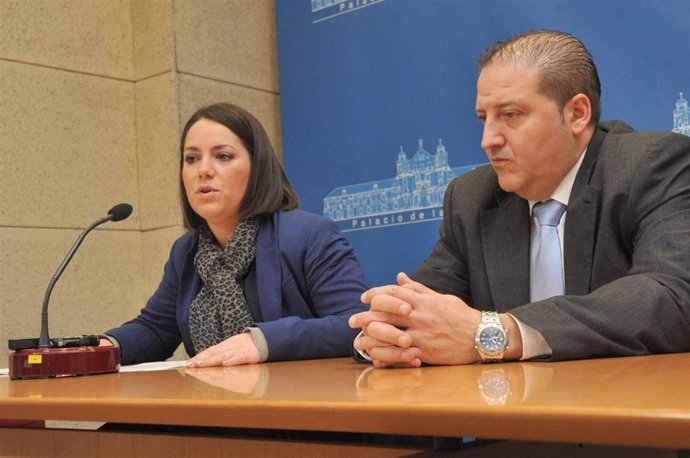 Soriano y Muñoz San José en la rueda de prensa