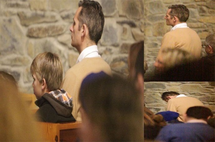 Urdangarín y su hijo acuden juntos a misa