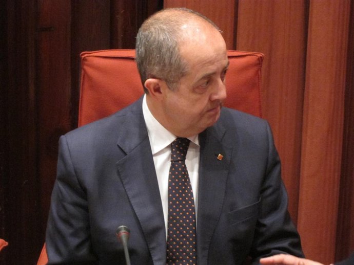 El conseller Felip Puig, en el Parlament