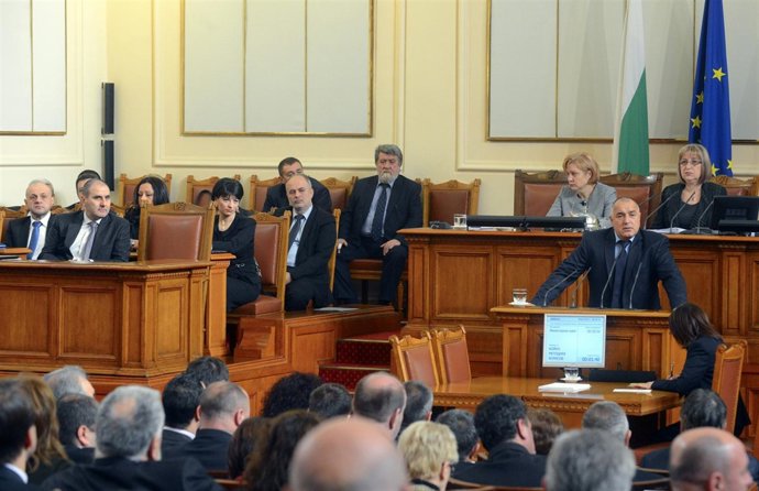 Boiko Borisov, en el parlamento de Bulgaria