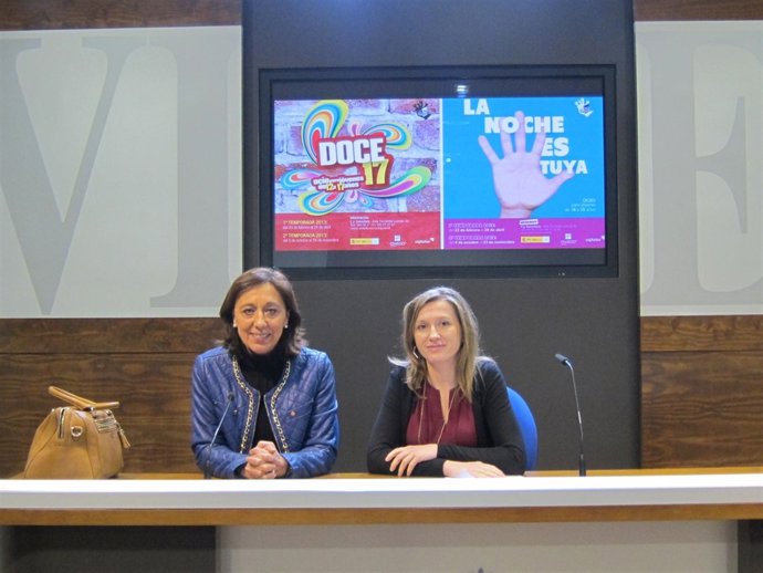 Inmaculada González Junto A Lucía Prieto, En Rueda De Prensa