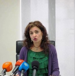 La consejera de Salud de la Junta, María Jesús Montero, en Granada