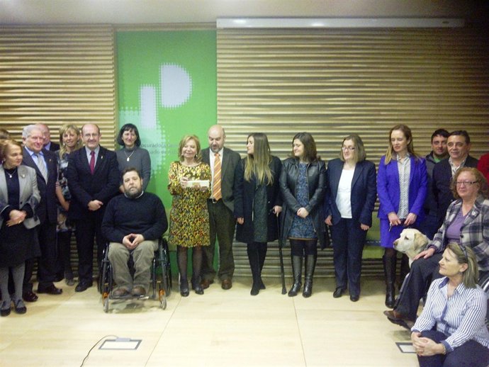 Acto de entrega del premio.