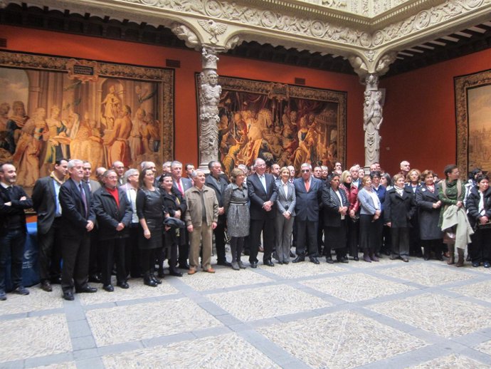 Los representantes de las 61 iniciativas seleccionadas en Zaragoza