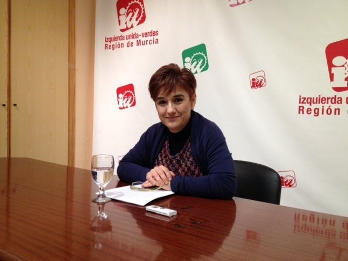 La portavoz de IU-Verdes en el Ayuntamiento de Murcia, Esther Herguedas