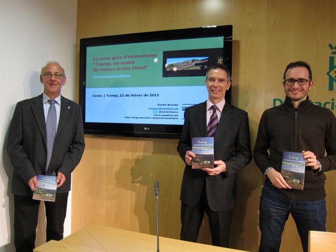 Bonifaci Colomina, Jordi Blanch y Xavier Besora.