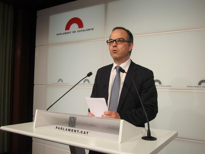 Jordi Turull, en rueda de prensa