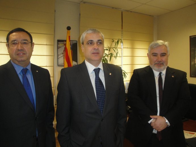 Ramón Farré, Germà Gordó y Francesc Aran