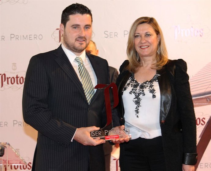 David Cal recibe el premio Ser Primero`` Bodegas Protos 