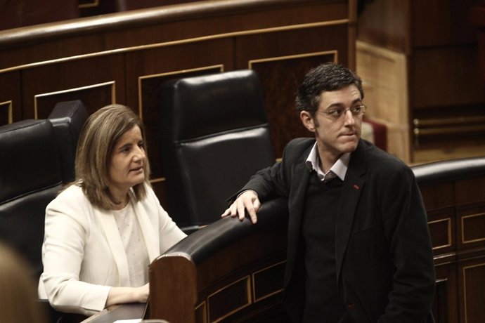 Fátima Báñez y Eduardo Madina