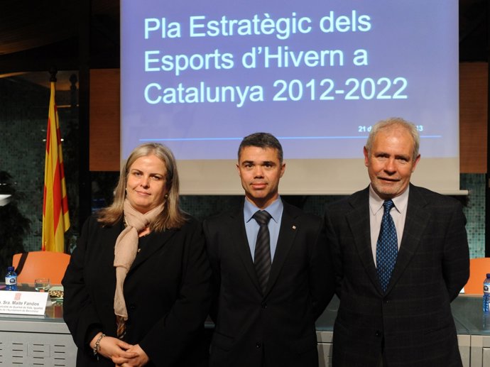 Maite Fandos, Ivan Tibau y Òscar Cruz.