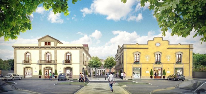 Nuevo acceso a La Roca Village