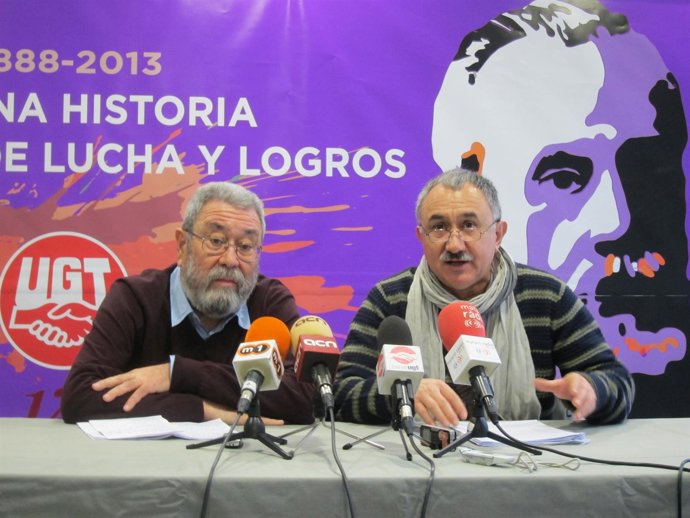 C.Méndez y J.M.Alvarez, UGT