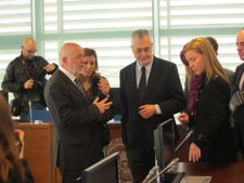 Griñán acude a la inauguración del Paraninfo de la UAL