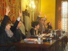 M.Parra, R.Peris, À.Ros, J.Presseguer, M.Mínguez (PSC Ayto.Lleida)