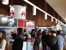 Stand de Aragón en la feria de Pamplona