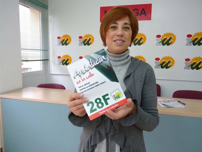 La parlamentaria andaluza Dolores Quintana IU 