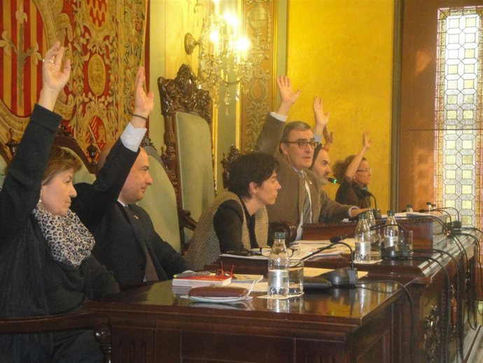 M.Parra, R.Peris, À.Ros, J.Presseguer, M.Mínguez (PSC Ayto.Lleida)