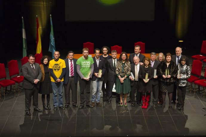 Premiados con la distinción Huelva-Junta de 2013. 