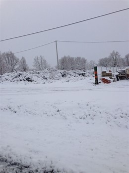 Nieve, nevada, frío, temporal