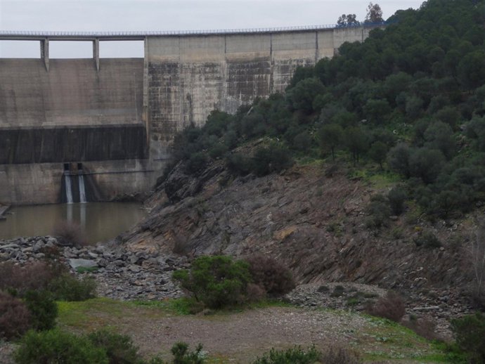 Embalse de El Gergal, en Sevilla