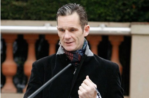 IÑAKI URDANGARÍN EN EL CLUB  DE TENIS