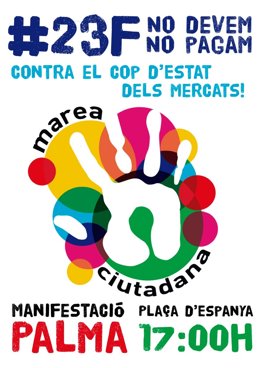 Marea ciudadana para parar "el golpe de Estado de los mercados"