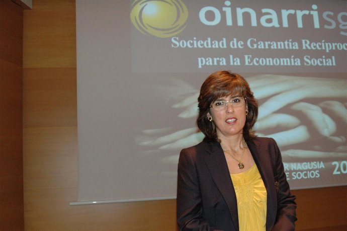 La directora general de Oinarri, Elena Zárrraga