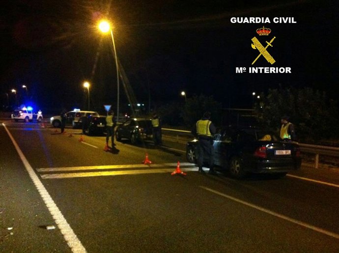 Control efectuado por la Guardia Civil en Mallorca