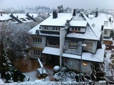 Nieve en Sant Cugat del Vallès