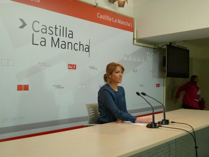 Cristina Maestre, portavoz del PSOE de CLM
