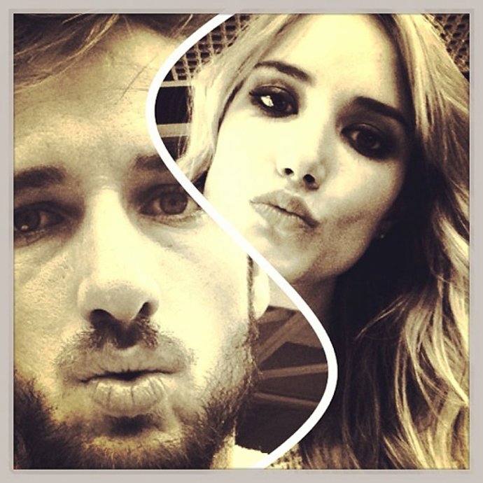Alba Carrillo y Feliciano López