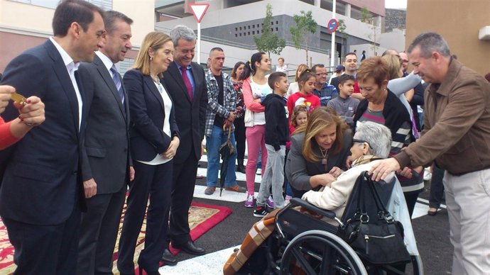 La ministra de Fomento, Ana Pastor, este sábado en Tenerife