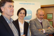 Francisco Vázquez, Silvia Clemente y Agustín Díaz de Mera