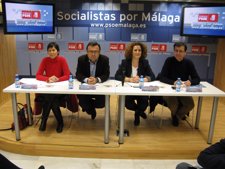 Heredia en la reunión de la Comisión Ejecutiva Provincial (CEP) del PSOE