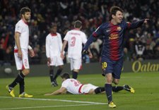 Villa y Messi lavan la cara al Barça ante el Sevilla