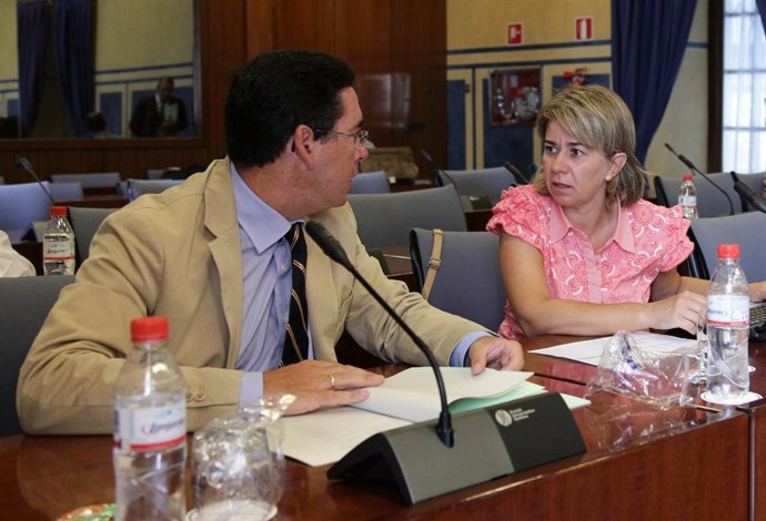 Teresa Ruiz Sillero antes de la comisión