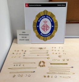 Detenidos dos hombres en Barcelona por un robo de joyas