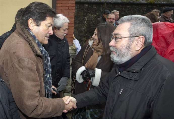 Javier Fernández y Cándido Méndez.