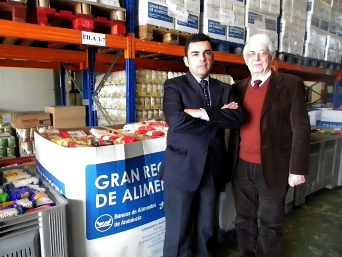 El director de Relaciones Externas de Mercadona y el presidente de Bancosol
