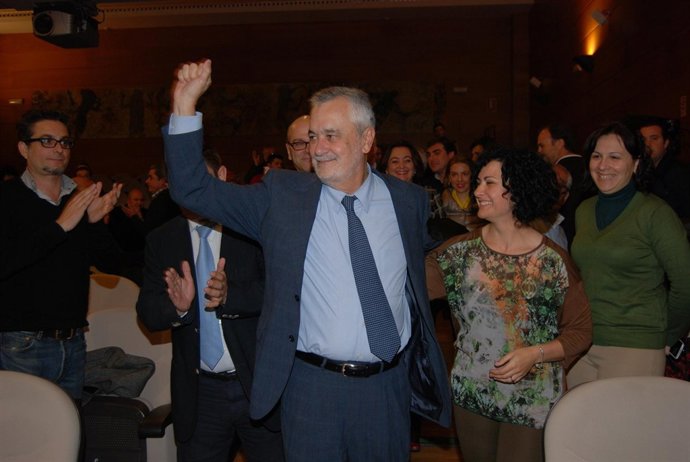 Griñán, en un acto del PSOE en Jaén