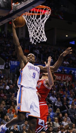 Serge Ibaka, Thunder-Bulls
